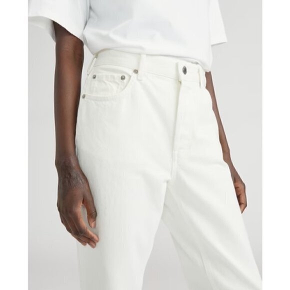 Everlane The Cheeky Straight Jean in Bone Size 26 NWT - Picture 2 of 9